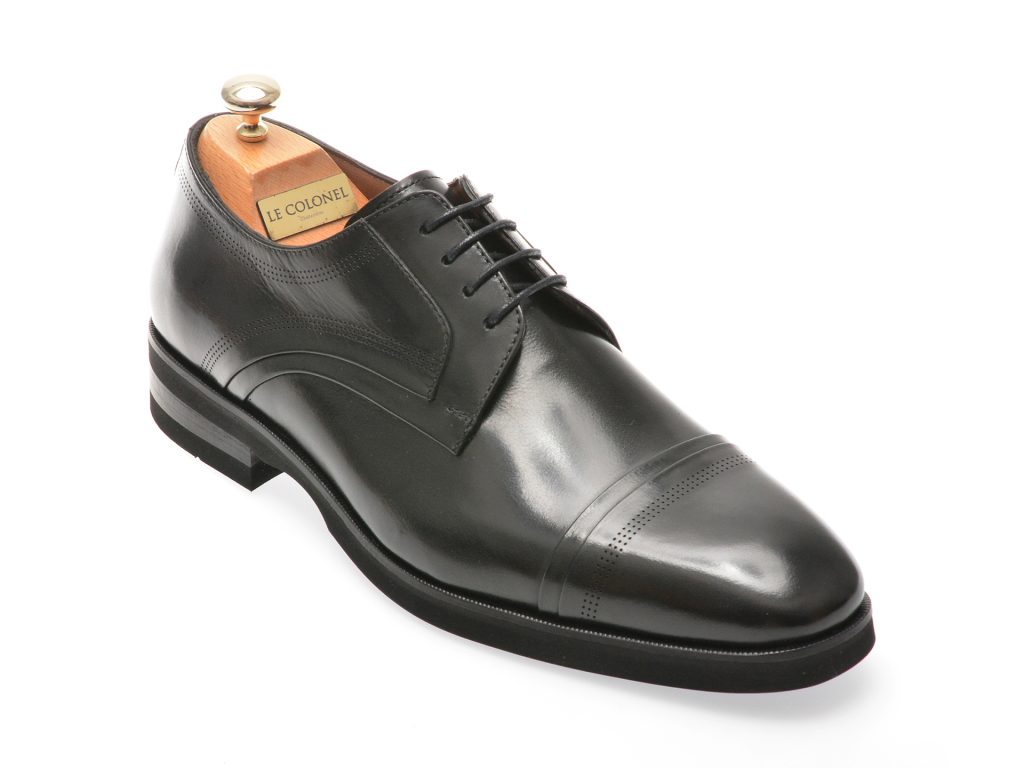 Pantofi eleganti LE COLONEL negri