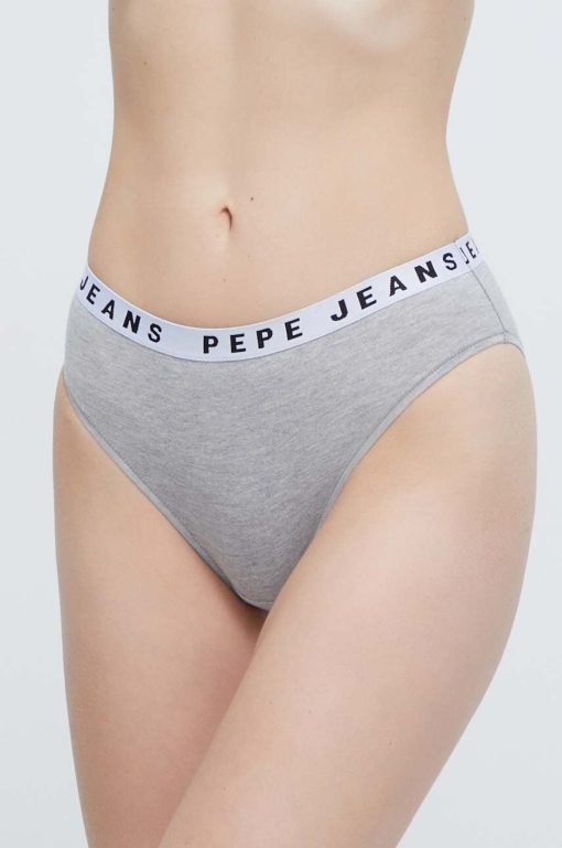 Pepe Jeans chiloti culoarea gri-Lenjerie