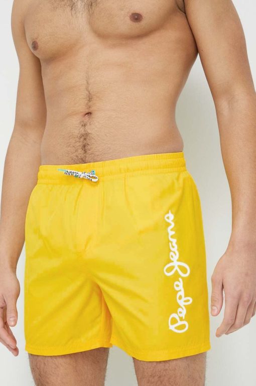 Pepe Jeans pantaloni scurti de baie Finnick culoarea galben-Costume de baie