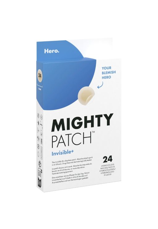 Plasturi hidrocoloidali anti acnee Hero Mighty Patch Invisible+ pentru tratarea cosurilor cu puncte albe - 24 bucati-FEMEI-GENTI SI ACCESORII/Produse cosmetice