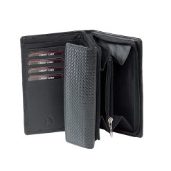 Portofel de dama Zaya PT1357 piele naturala Negru 4