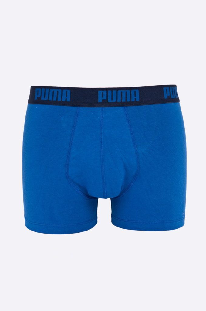 Puma - Boxeri Puma Basic Boxer 2P true blue (2-pack) 88886960-Lenjerie