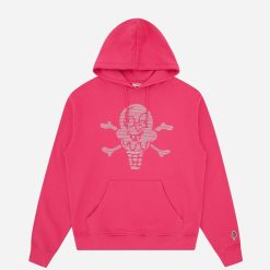 Rhinestone Cones & Bones Popover Hood-Barbati