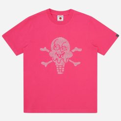 Rhinestone Cones & Bones T-shirt-Barbati