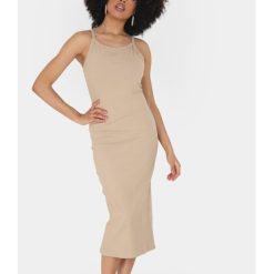 Rochie - 95300 - Bumbac - Bej-FEMEI-IMBRACAMINTE/Rochii