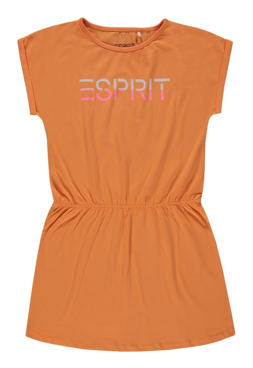 Rochie-tricou cu imprimeu logo-FETE-IMBRACAMINTE/Rochii