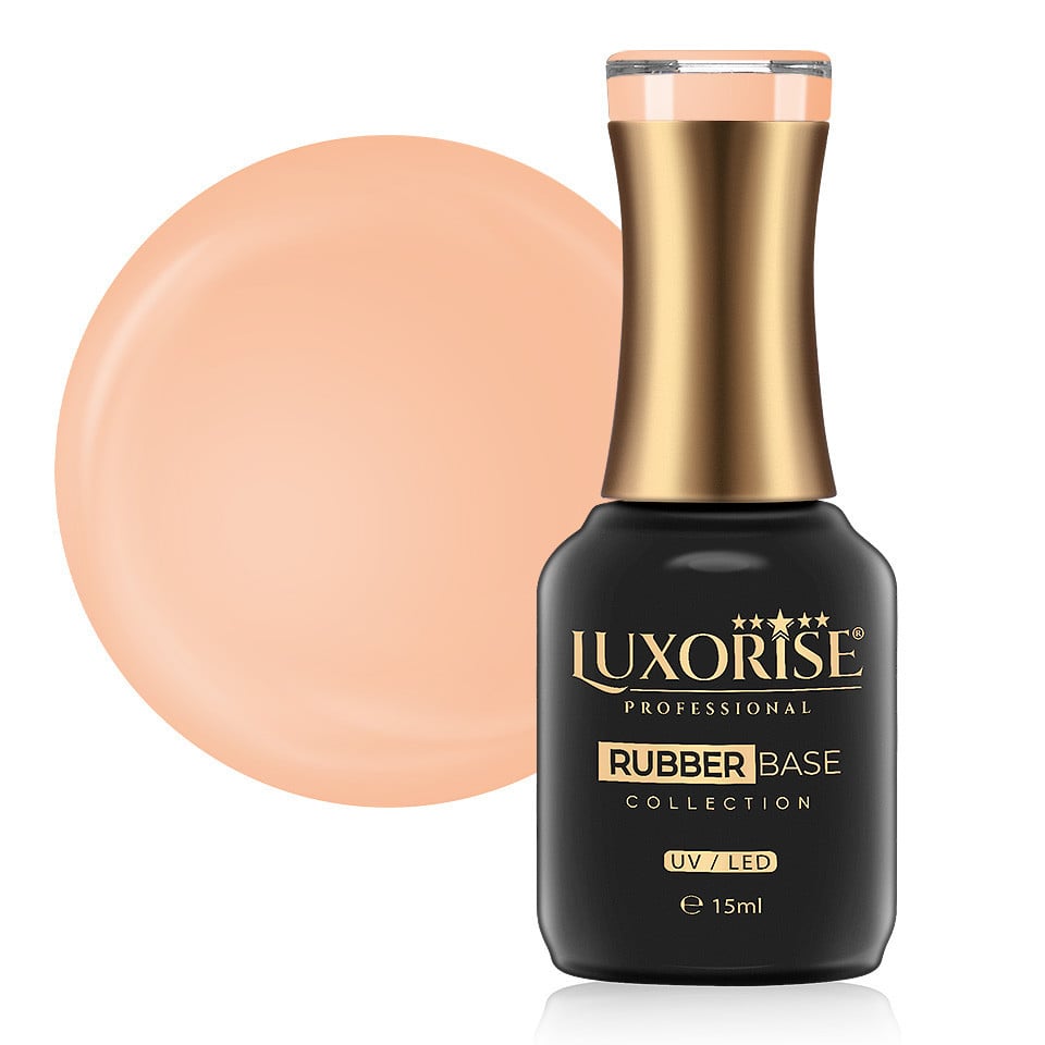 Rubber Base LUXORISE Pastel Collection - Milky Orange 15ml-Rubber Base > Rubber Base LUXORISE 15ml