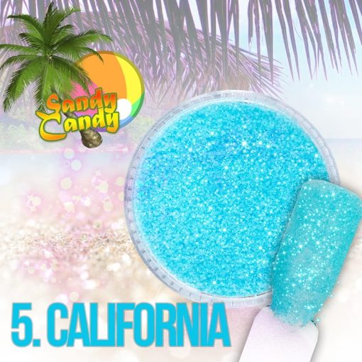 SCLIPICI SANDY CANDY- CALIFORNIA 05 - SC-5 - Everin.ro-NAIL ART ❤️ > Sclipici- Paiete- Confetti