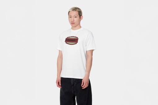 S/S Press Script T-shirt-Barbati