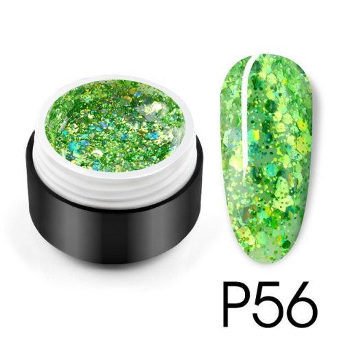 STARRY PLATINUM COLOR GEL P56 - P56 - Everin.ro-GELURI COLORATE ❤️ > STARRY PLATINUM COLOR GEL