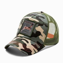 Sapca cu broderie Cerb H127 - Barbati - Ajustabila - Cu plasa - Camuflaj - Onesize-BARBATI-