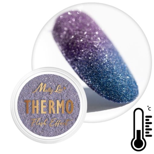 Sclipici Thermo Flash Effect Molly Lac Nr.5 - TF-1 - EVERIN-NAIL ART ❤️ > Sclipici- Paiete- Confetti