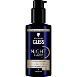 Ser tratament pentru par foarte deteriorat si uscat - Schwarzkopf Night Elixir Overnight Repair - 100ml-FEMEI-GENTI SI ACCESORII/Produse cosmetice