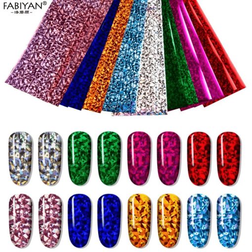 Set 16 folii de transfer 20x4cm. FT-H16 - FT-H16 - Everin.ro-NAIL ART ❤️ > Folii de transfer