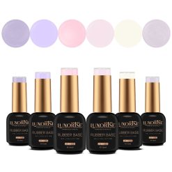 Set 6 Rubber Base 10ml LUXORISE