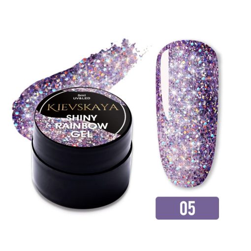 Shiny Rainbow Color gel KIEVSKAYA- 05 - Everin-GELURI COLORATE ❤️ > Shiny Platinum Color Gel