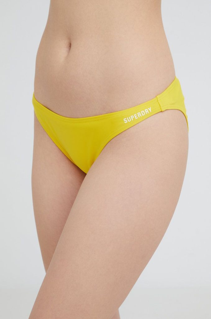 Superdry chiloti de baie culoarea galben-Costume de baie