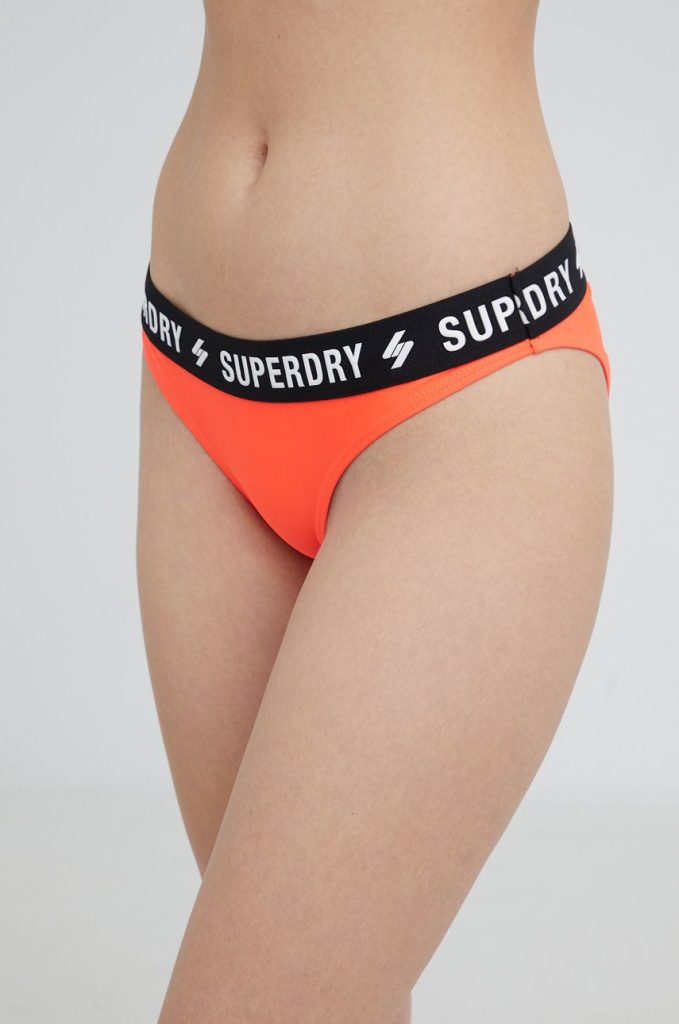 Superdry chiloti de baie culoarea portocaliu-Costume de baie