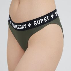 Superdry chiloti de baie culoarea verde-Costume de baie