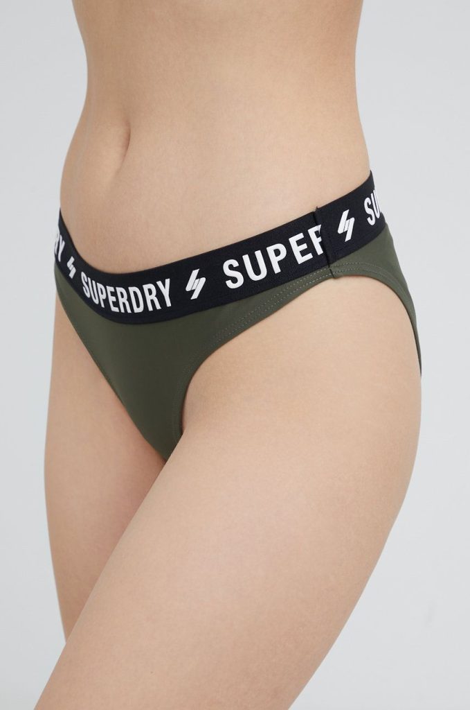 Superdry chiloti de baie culoarea verde-Costume de baie