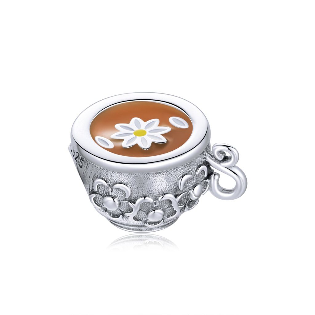 Talisman din argint Flower Tea-Talismane >> Talismane din Argint (toate)