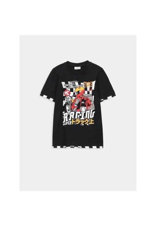 Tricou copii - 48340 - Negru - Bumbac-FETE-IMBRACAMINTE/Tricouri si maiouri