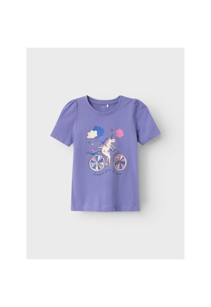 Tricou copii - 556113 - Violet - Bumbac-FETE-IMBRACAMINTE/Tricouri si maiouri