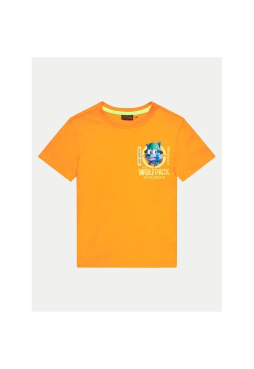 Tricou copii - 76862 - Portocaliu - Bumbac-FETE-IMBRACAMINTE/Tricouri si maiouri