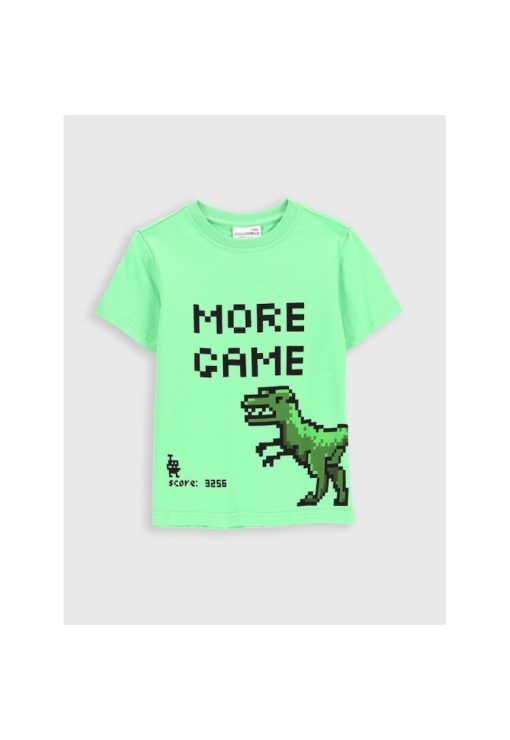 Tricou copii - ZC2143201GAK - Verde - Bumbac-FETE-IMBRACAMINTE/Tricouri si maiouri