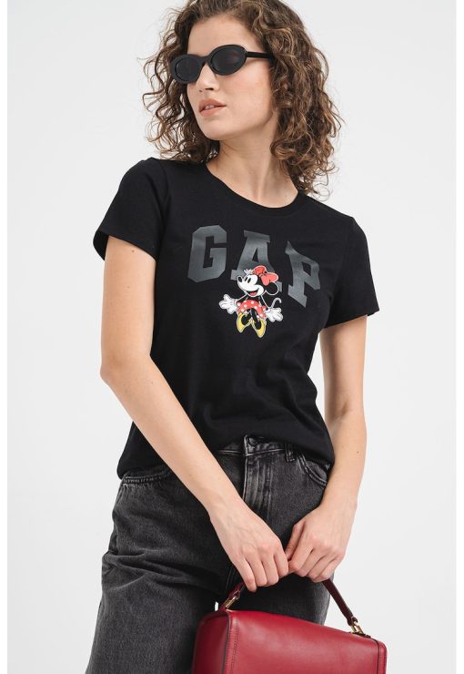 Tricou din bumbac cu imprimeu Minnie Mouse-FEMEI-IMBRACAMINTE/Tricouri si maiouri