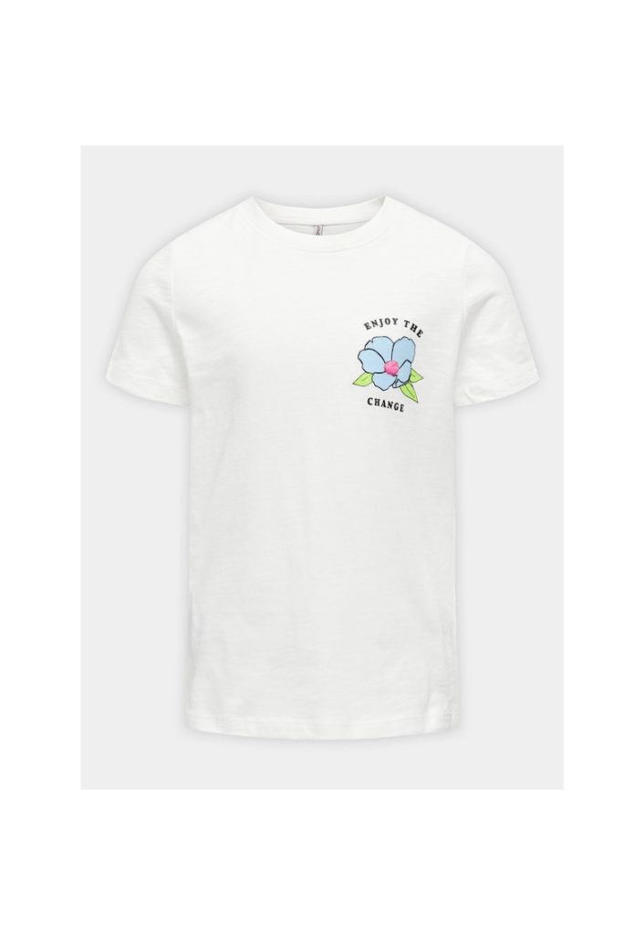 Tricou fete - 303522384 - Alb - Bumbac-FETE-IMBRACAMINTE/Tricouri si maiouri