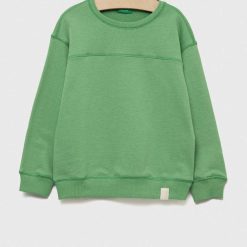 United Colors of Benetton bluza copii culoarea verde