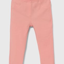 United Colors of Benetton pantaloni copii culoarea roz