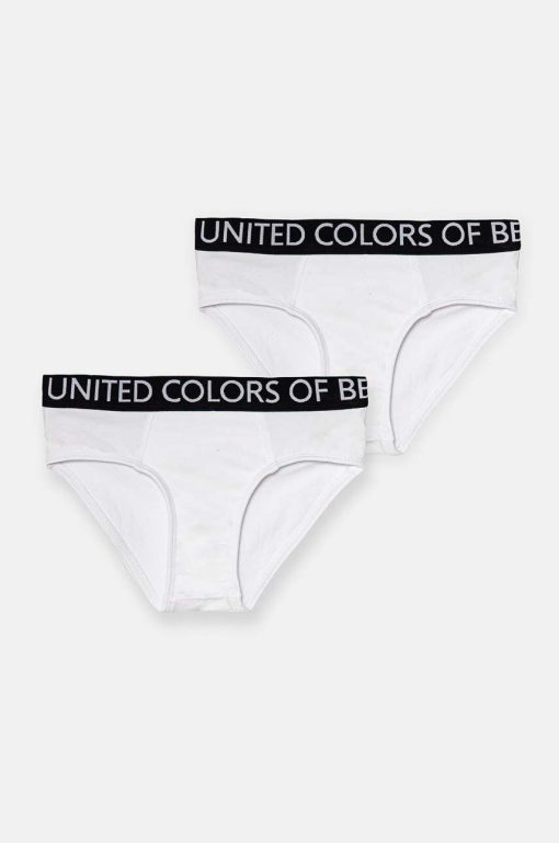 United Colors of Benetton slip copii culoarea alb