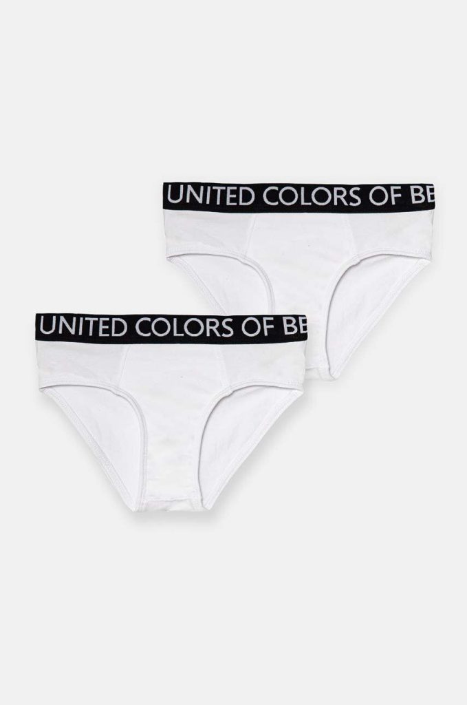 United Colors of Benetton slip copii culoarea alb