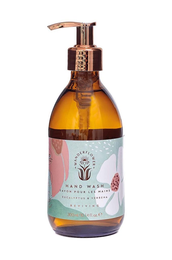 Wanderflower gel de spălat pe mâini Reviving Eucalyptus & Verbena 300 ml-Produse beauty