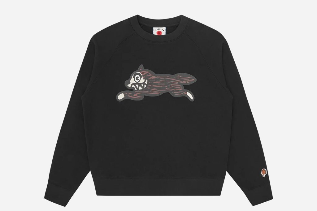 Woodgrain Running Dog Crewneck-Barbati