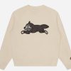 Woodgrain Running Dog Crewneck-Barbati