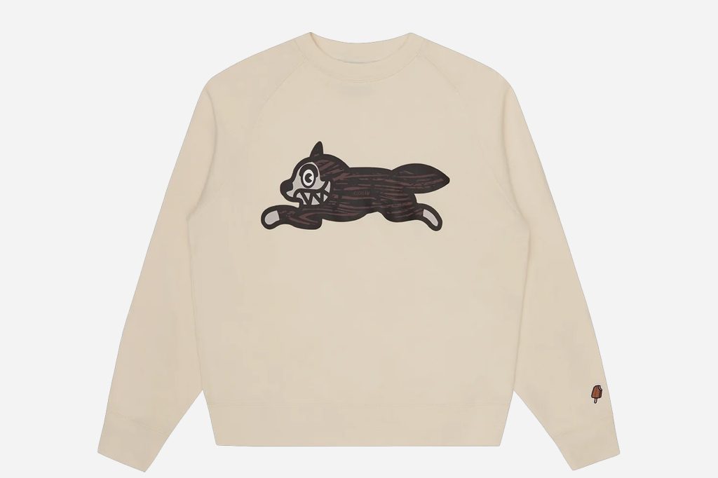 Woodgrain Running Dog Crewneck-Barbati