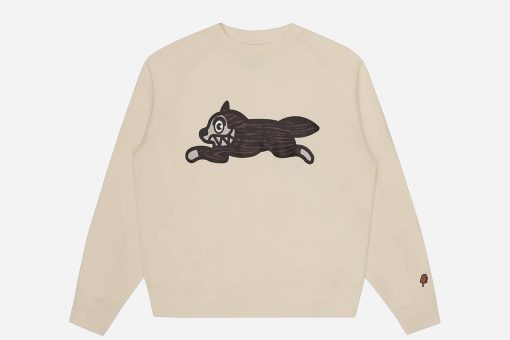 Woodgrain Running Dog Crewneck-Barbati