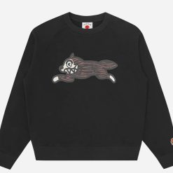 Woodgrain Running Dog Crewneck-Barbati