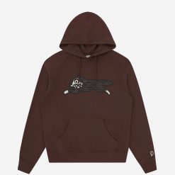 Woodgrain Running Dog Popover Hoodie-Barbati