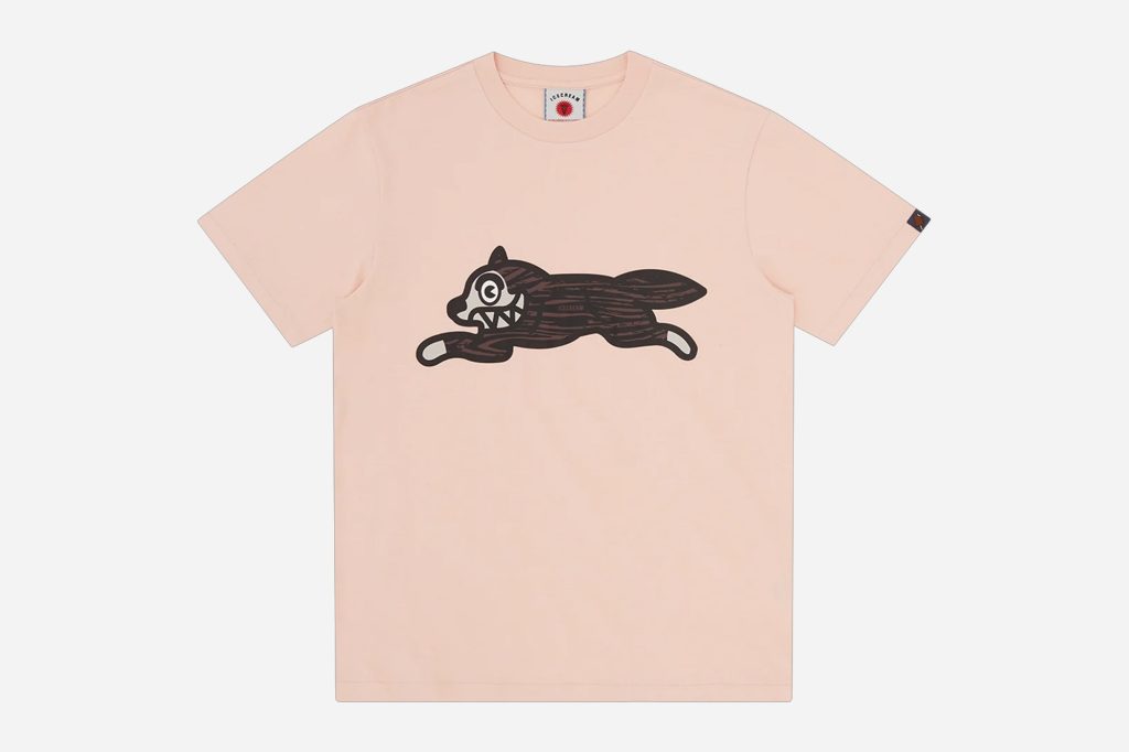 Woodgrain Running Dog T-shirt-Barbati