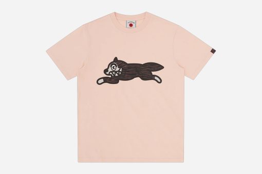 Woodgrain Running Dog T-shirt-Barbati