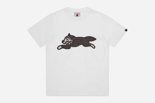 Woodgrain Running Dog T-shirt-Barbati