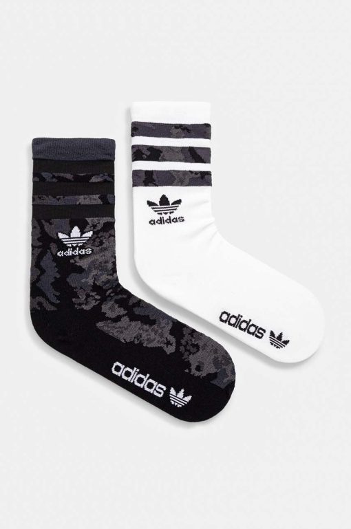 adidas Originals sosete 2-pack culoarea negru