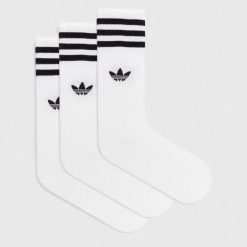 adidas Originals sosete 3-pack culoarea alb-Şosete