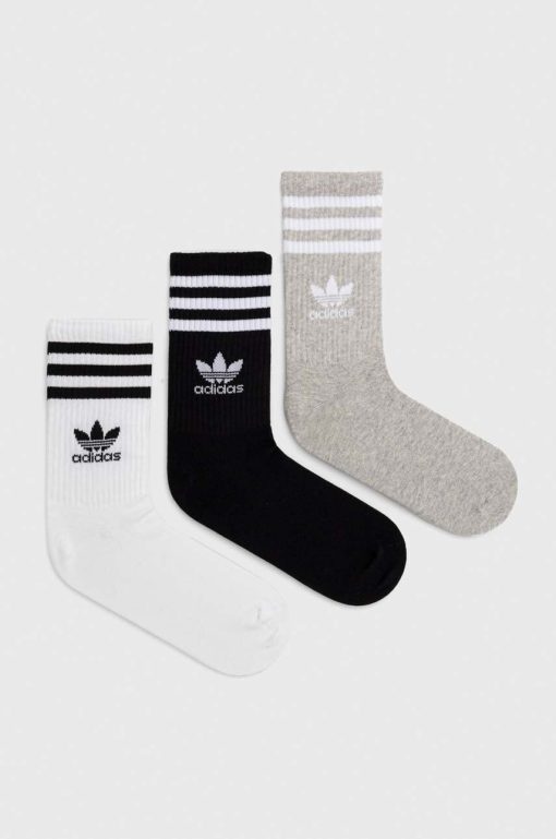 adidas Originals șosete 3-pack culoarea alb IL5023-Şosete