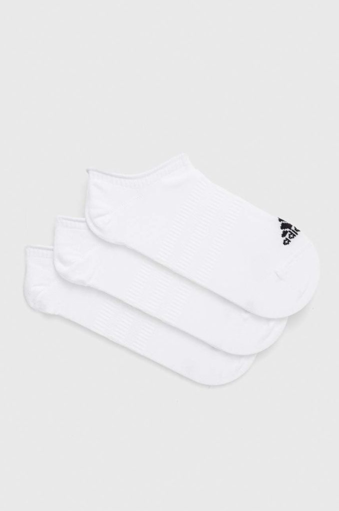 adidas Performance șosete 3-pack culoarea alb HT3463-Şosete