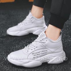 Adidasi barbati albi CHN27 N3-4-Incaltaminte > Adidasi barbati